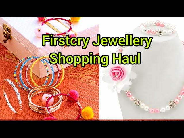 Firstcry Girls Jewellery Shopping Haul Unboxing & Review????Pearl Necklace, Metal Bracelets, Hairbands????