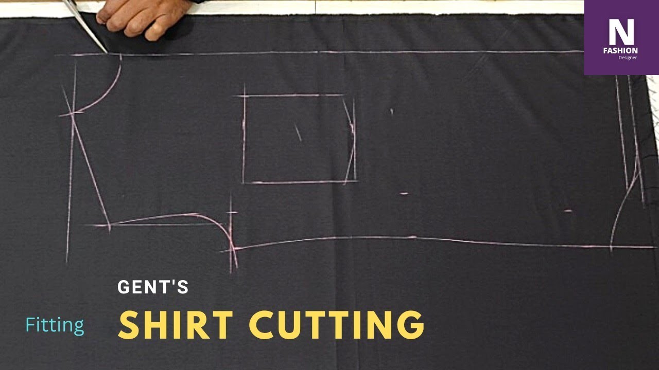 Gent's Shirt Cutting | How to Cut Men's Shirt Cutting | Fitting Shirt kaise Kate