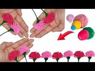 Hand Embroidery Amazing Tricks-Easy Woolen Flower with Scale