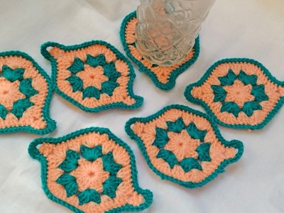 How to crochet a coaster | easy Crochet coaster | hand crochet coaster