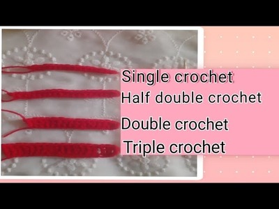 How to crochet for beginners | Basic crochet stitches | #2