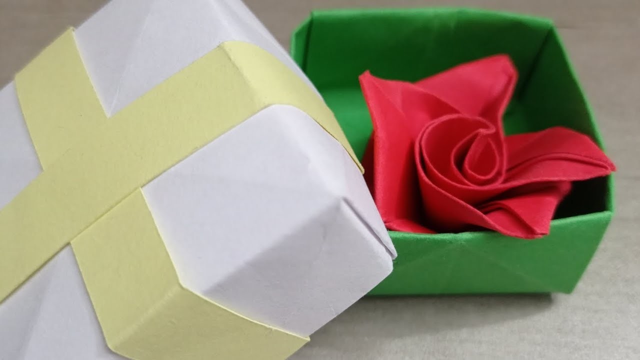 How to make a Box Part 2 - with paper - Origami