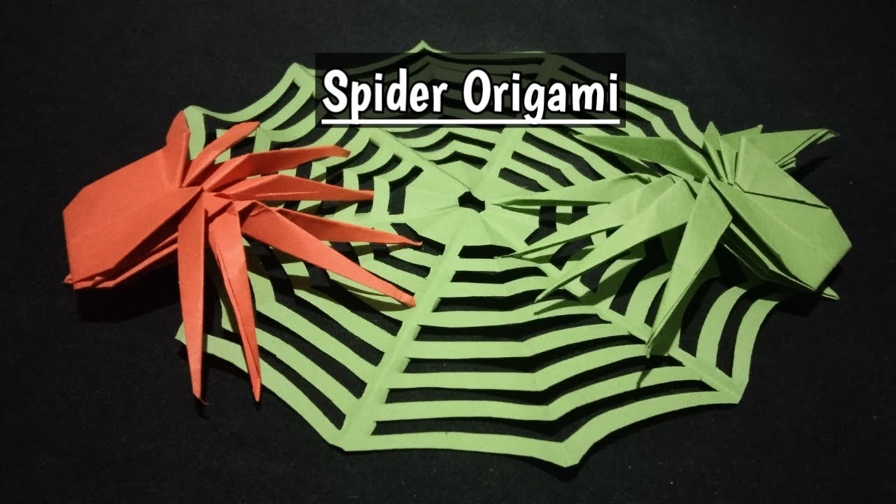 How to Make a Spider from Origami Paper | DIY Tutorials