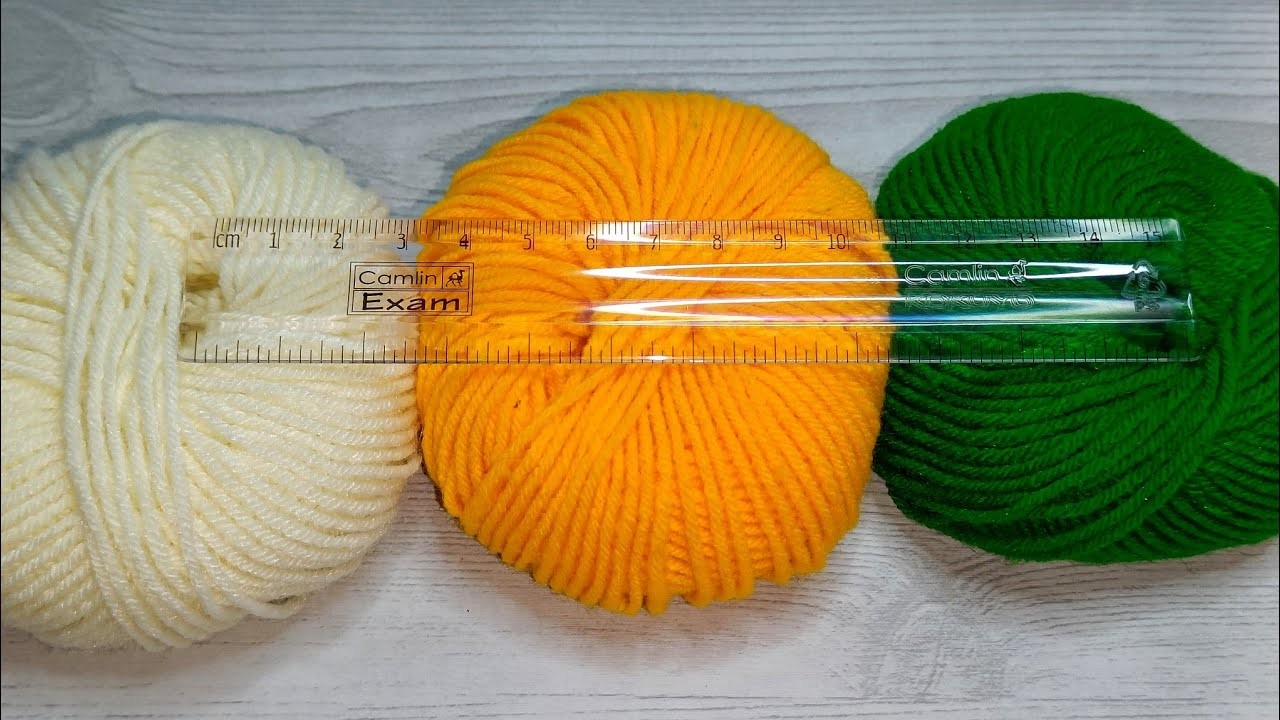 I made 2 beautiful Woolen Yarn Flower making ideas with Scale | Easy Sewing Hack