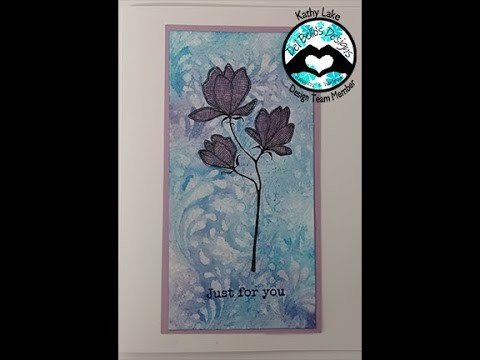 "Lilium Flowers with Faux Bleached Background" Video Tutorial