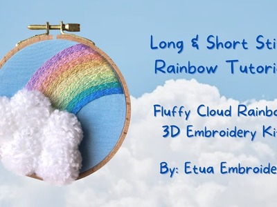 Long & Short Stitch Rainbow Tutorial