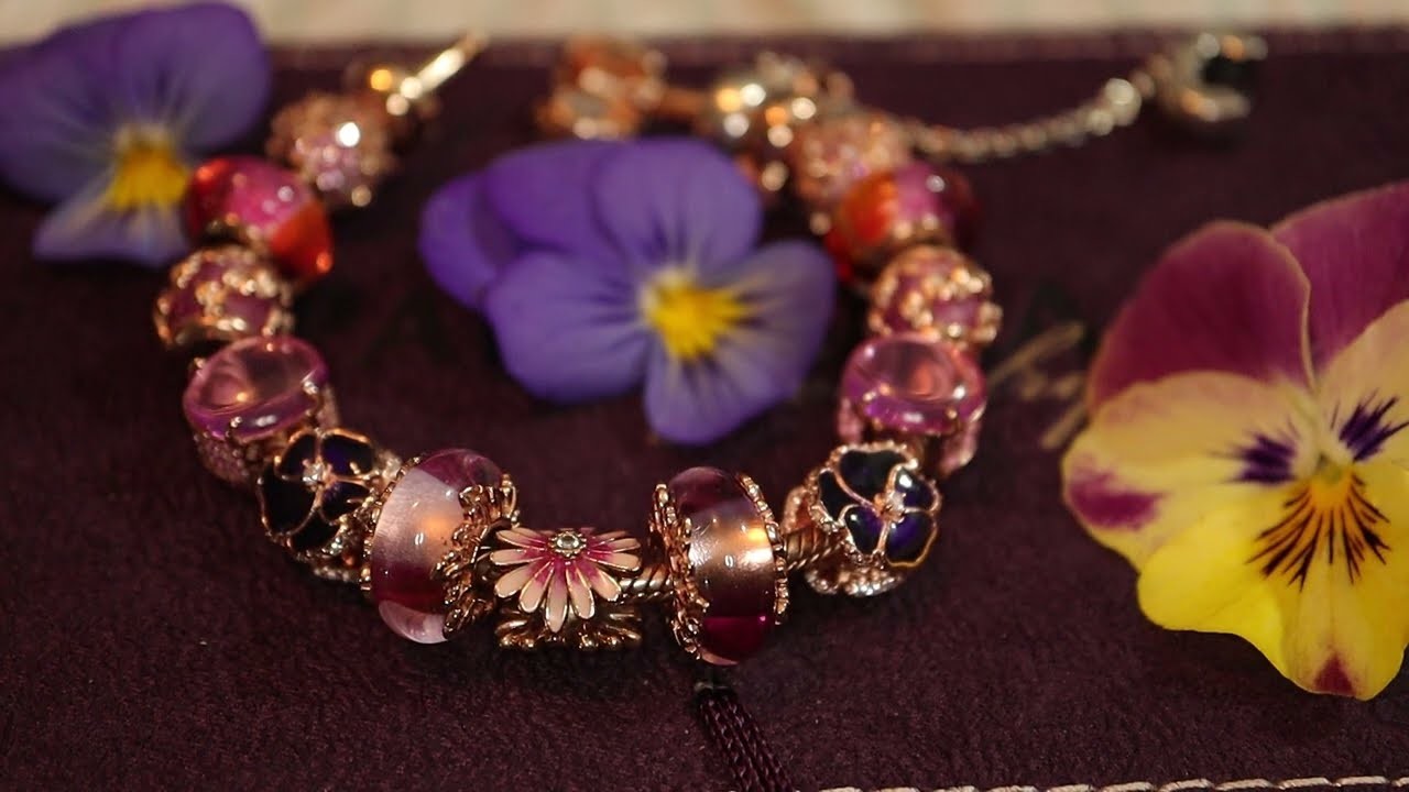 Pandora Deep purple pansy flower update ???? feb 2023.