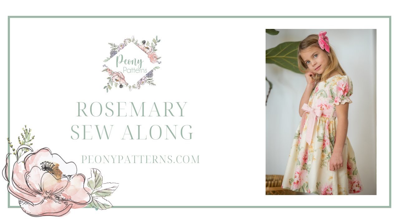 Peony Patterns Rosemary Dress Sew Along