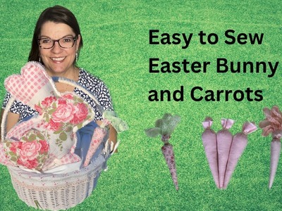 Quick & Easy Bunny and Shabby Chic Carrots Tutorial