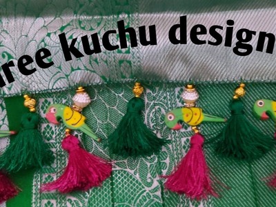 Saree kuchu design # simple &easy method #beginers step by step