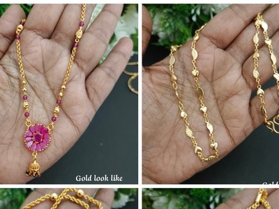 Short chains, 3product freeshipping whatsapp 9003201229 #impon #chain #1gramgold #shortchain