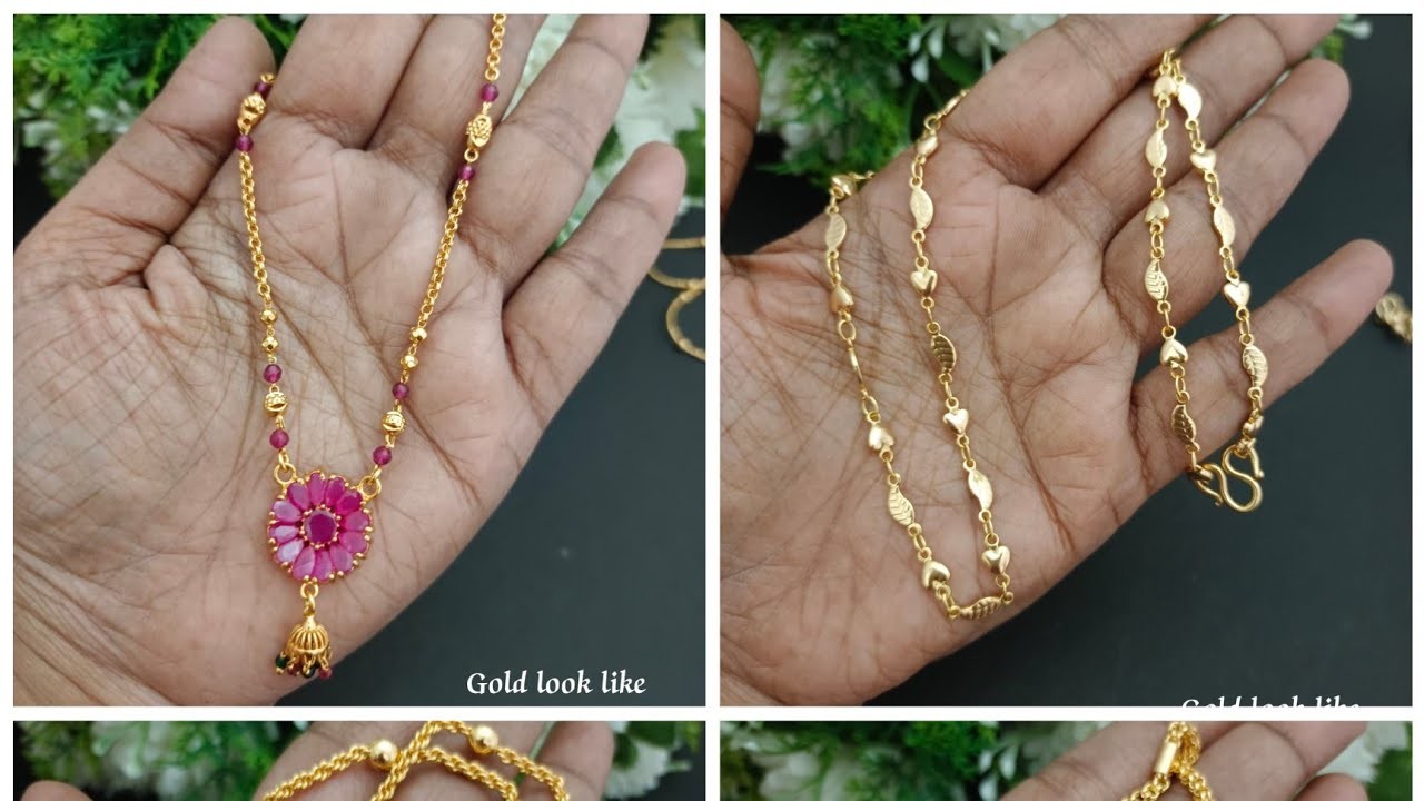 Short chains, 3product freeshipping whatsapp 9003201229 #impon #chain #1gramgold #shortchain