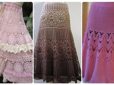 Stunning Crochet skirts designs for girls