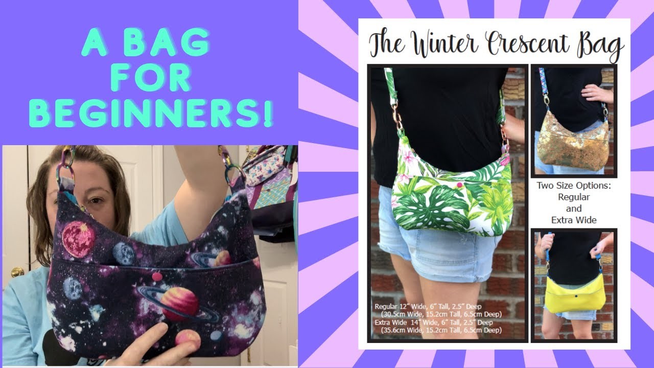 Winter Crescent Bag Tutorial