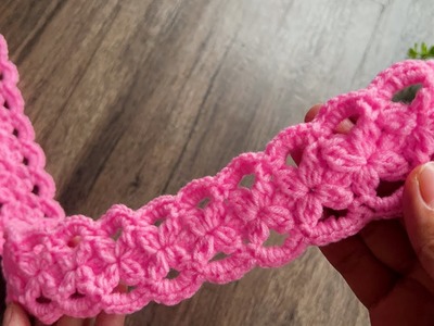 Wow????Very easy knitting Crochet hair band,Super easy for beginners