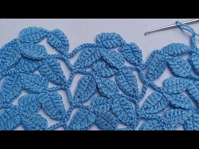 Woww!????New crochet design winter ،blank ,scarf, shawl. . 