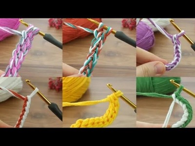 Woww ????????süper easy bag handle crochet chain making.easy crochet for beginner #crochet #knitting