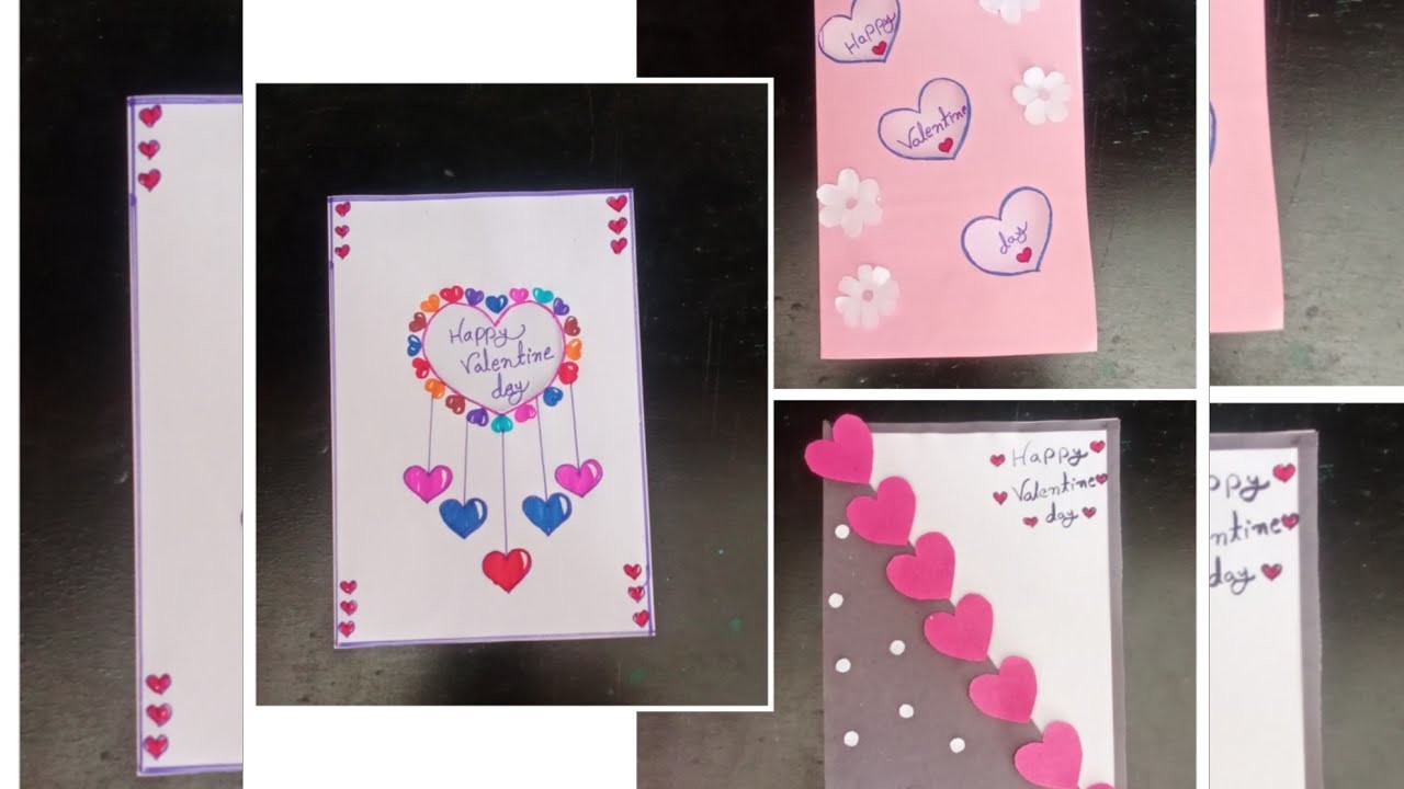 3diy valentine's day card. handmade valentine's day greeting card making