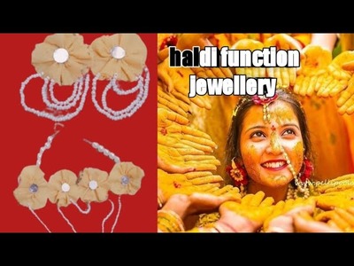 Bahut dukh hota h ????jab log support ni krte diy jewelry for haldi function #viral #diy #utubevideo