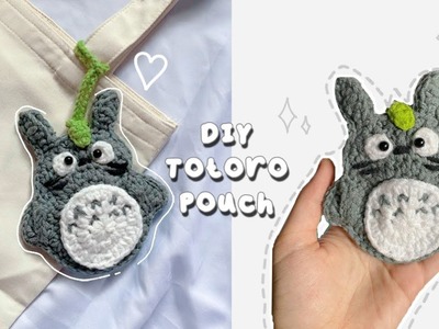 ♡ Crochet Mini Totoro Pouch Tutorial | Studio Ghibli Inspired ♡