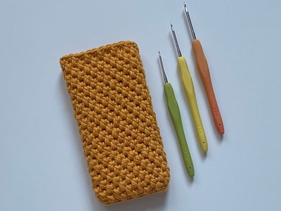 Crochet - Phone Sleeve.Phone Cover - Very Easy and Beginners Friendly Pattern