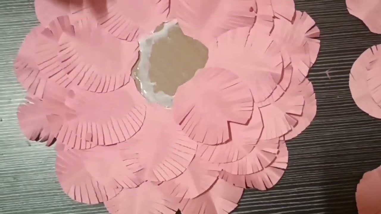 DIY | Beautiful and Easy Wall Hanging | Paper Craft for Home Decoration | Paper Flower Wall Hanging