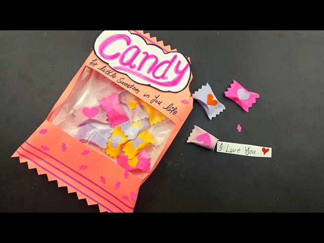 DIY Candy Love Notes.Valentine’s Day DIY Gift Ideas TikTok Compilation 2023. Paper Craft.handmade