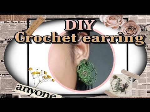 DIY crochet earring | Kate Bayno Briones