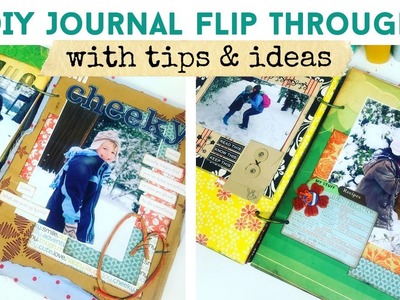 DIY JOURNAL FLIP THROUGH | With Tips & Ideas | Great For Beginners