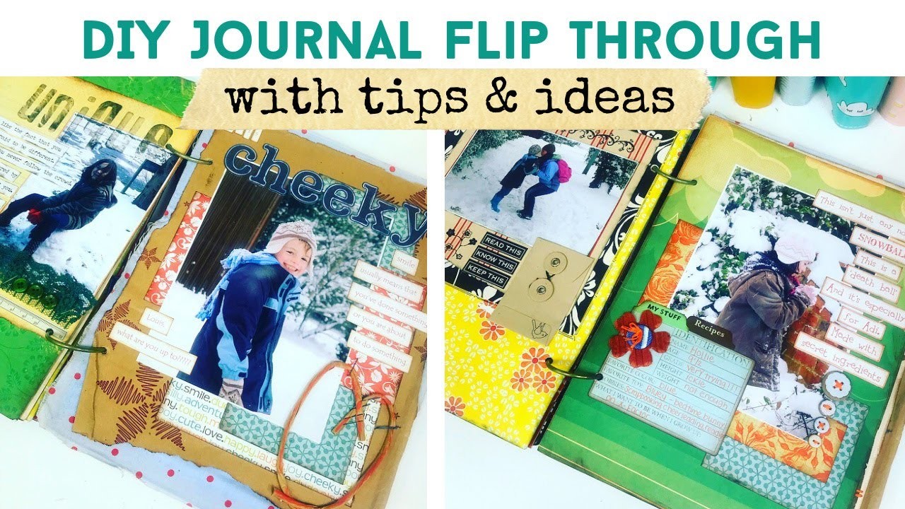 DIY JOURNAL FLIP THROUGH | With Tips & Ideas | Great For Beginners