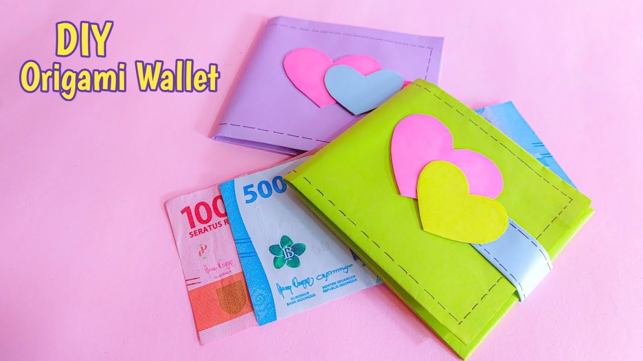 DIY ORIGAMI WALLET | HOW TO MAKE ORIGAMI PAPER WALLET | PAPER CRAFT