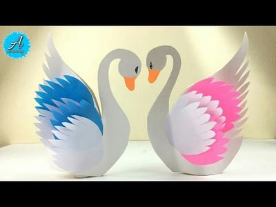 DIY Swan Craft || Paper Swan || Swan Making || Paper Swan craft@activitiesacademy