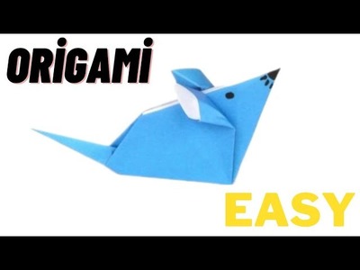 Easy Origami MAUSE, How to Make an Origami Mause, Origami Animals
