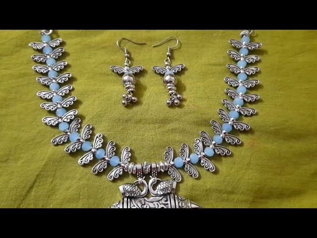 Fancy Earring and Necklace making | Handmade Earring making | Trending jewelry making at home