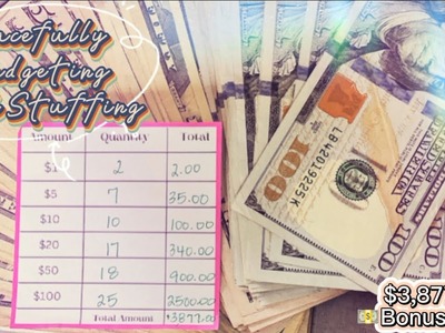 February 2023|Cash Envelope Stuffing|Bonus Pay|$3,877|GracefullyBudgeting