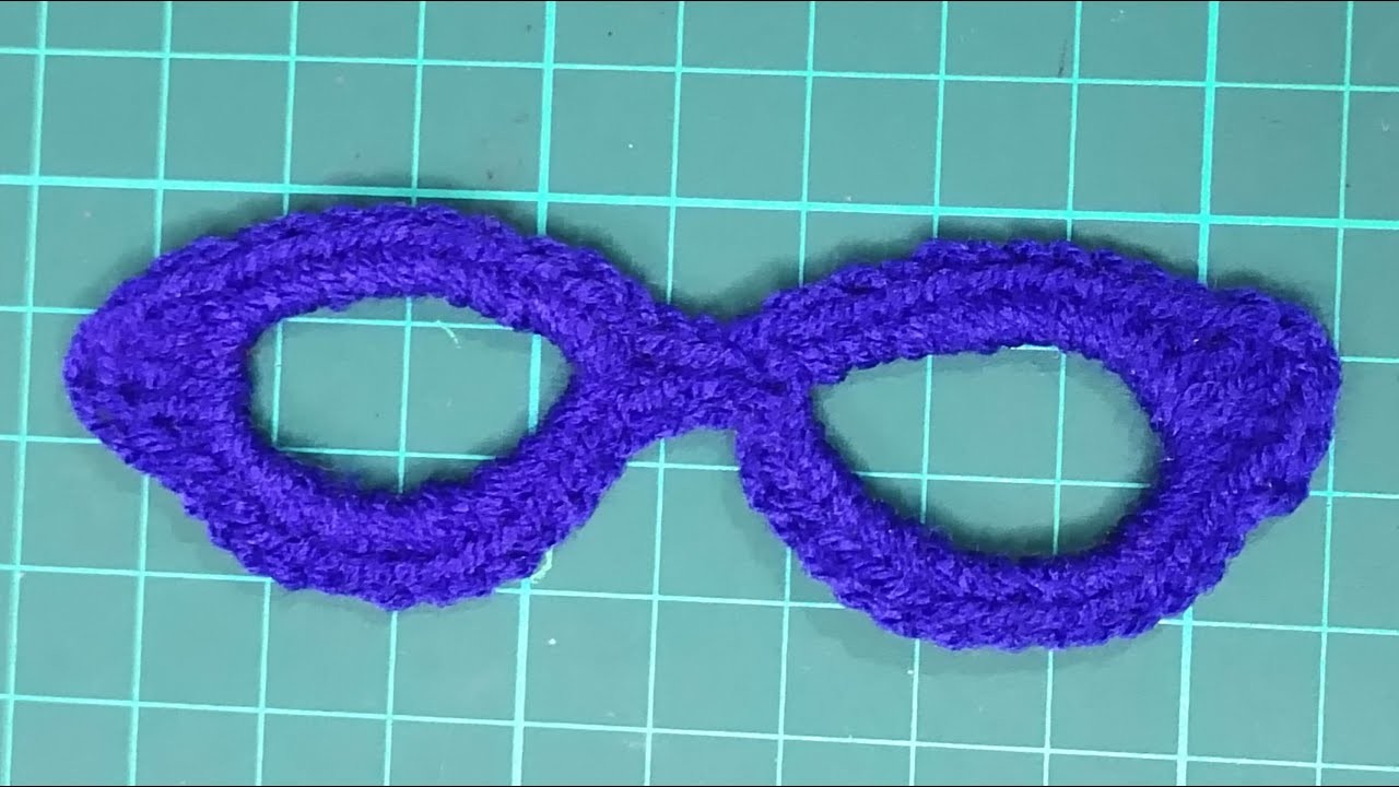 How to Crochet Glasses. Spectacles | Free Crochet Pattern of Glasses | Crochet Free Pattern