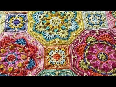 How to crochet persian tile 2023.persian tile(part2)