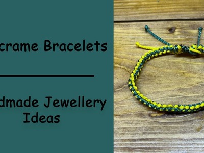 How To Make a Macrame Bracelets???????? | DIY Handmade Jewellery Ideas???? | Thread Bracelet????