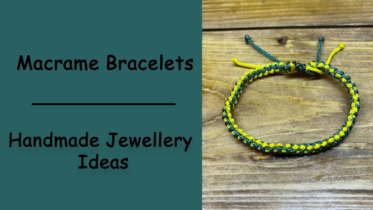 How To Make a Macrame Bracelets???????? | DIY Handmade Jewellery Ideas???? | Thread Bracelet????