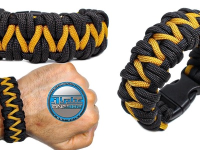 How to Make a Paracord Bracelet Caged Solomon Knot Tutorial DIY