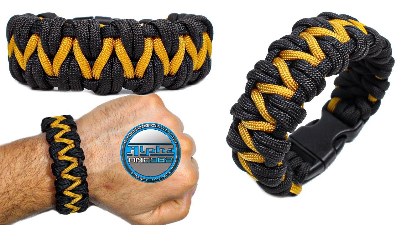 How to Make a Paracord Bracelet Caged Solomon Knot Tutorial DIY