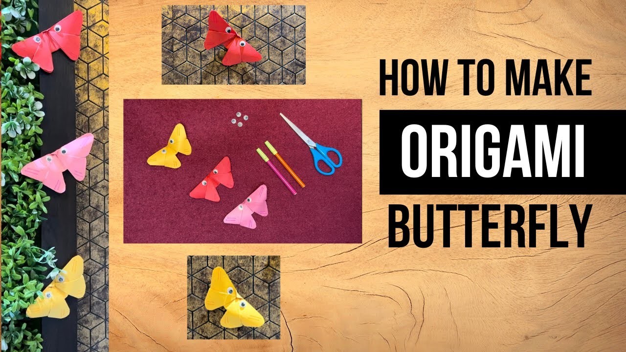 How to make an Orgami butterfly | DIY Crafts