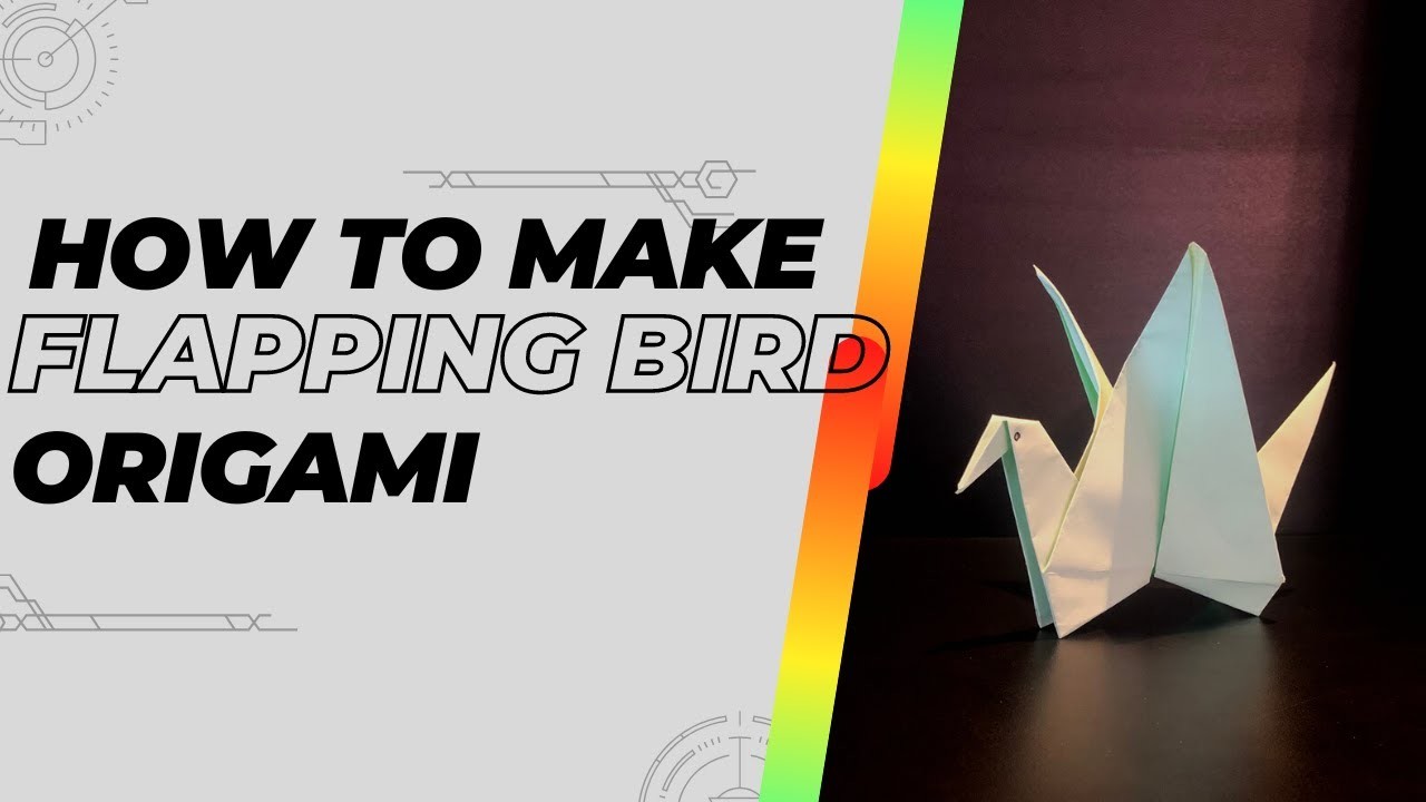 How To Make an Origami Flapping Bird - Easy Origami