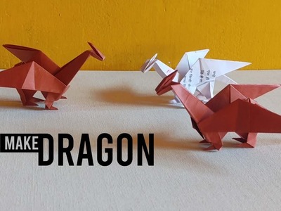 How to Make Dragon || #Origami Paper