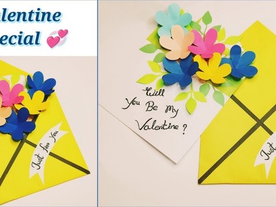 How to make Envelope Surprise Valentine Card || Handmade Valentine Card || Valentine Card Ideas