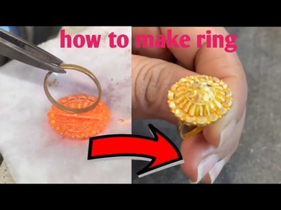 How to make Gold Ring for Women || Gold Jewellery Making|handmade jewelry making