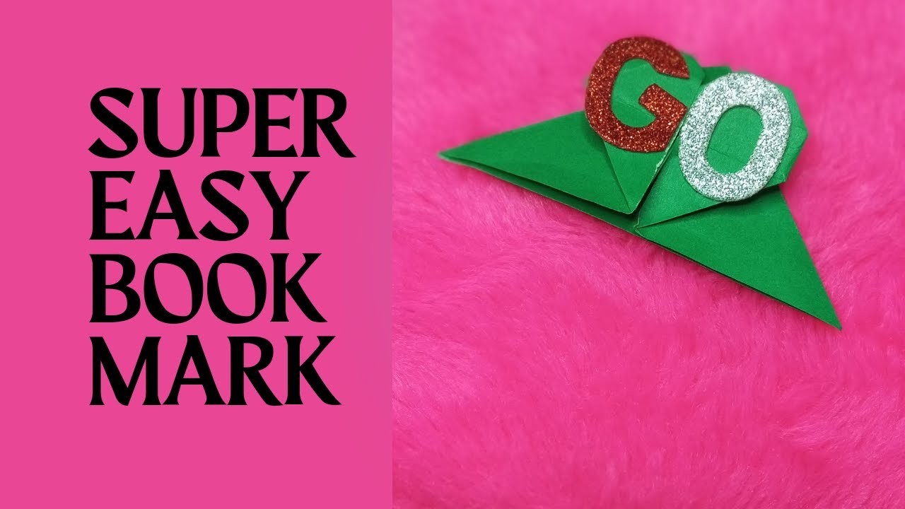 How To Make Origami Book Mark With Paper | Diy Heart Shape Book Mark | Origami Heart Shape Book Mark