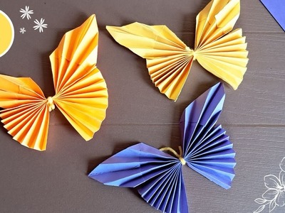 How to make Paper Butterfly.Paper Butterfly making at home.Easy Origami
