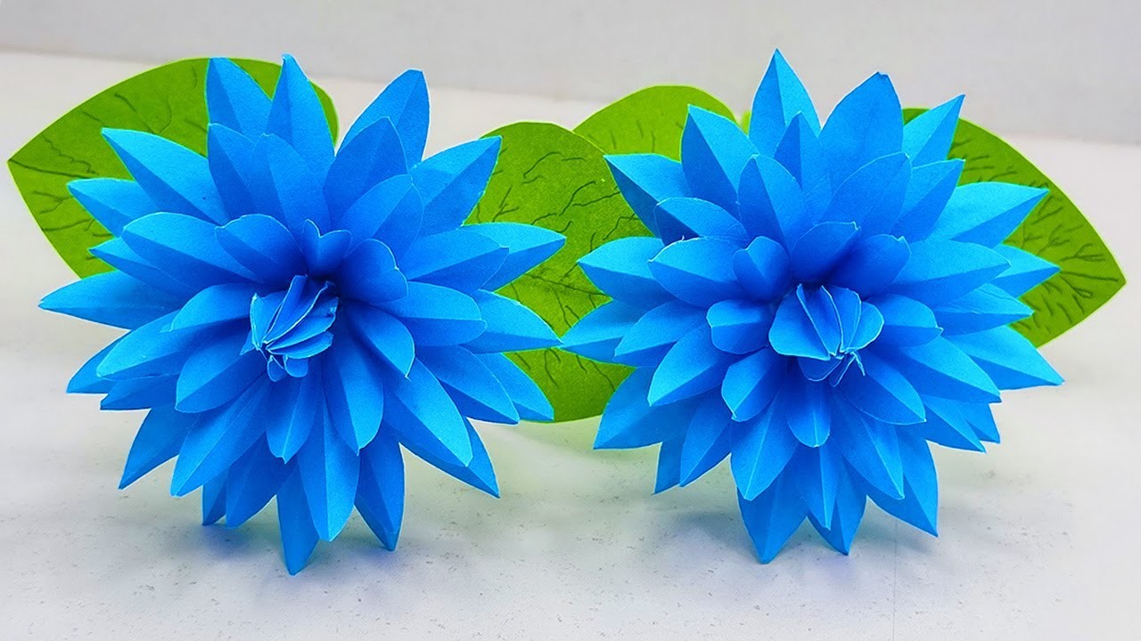 How to make Realistic Easy paper Flowers | Paper flower DIY