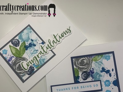 How to Stamp Your Own Background. DSP Design Stampin' Up! FB Replay 1hr  Easy handmade cards